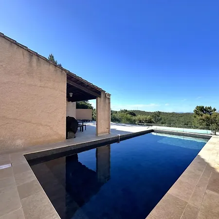 Bouginvillees Climatisee Pour 12 Personnes Avec Piscine Chauffee Et Vue A * La Londe-les-Maures